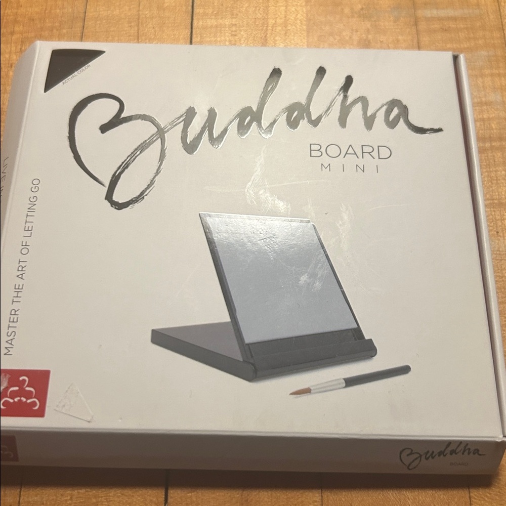 Buddha Board Mini Black Master The Art Of Letting Go 5x5" Black Reusable Art NIB